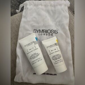 3 PC Symbiosis London BV + B3 serum & HA + E mattifying moisturizer travel size
